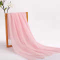 10M/M Pink Lightweight Silk Chiffon Yoryu Fabric Yoryu Chiffon Silk Crinkle